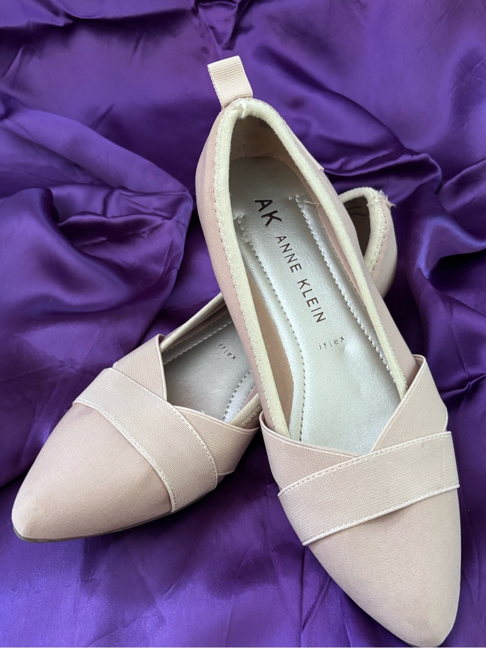 Anne Klein iflex Flats in Pink Like New